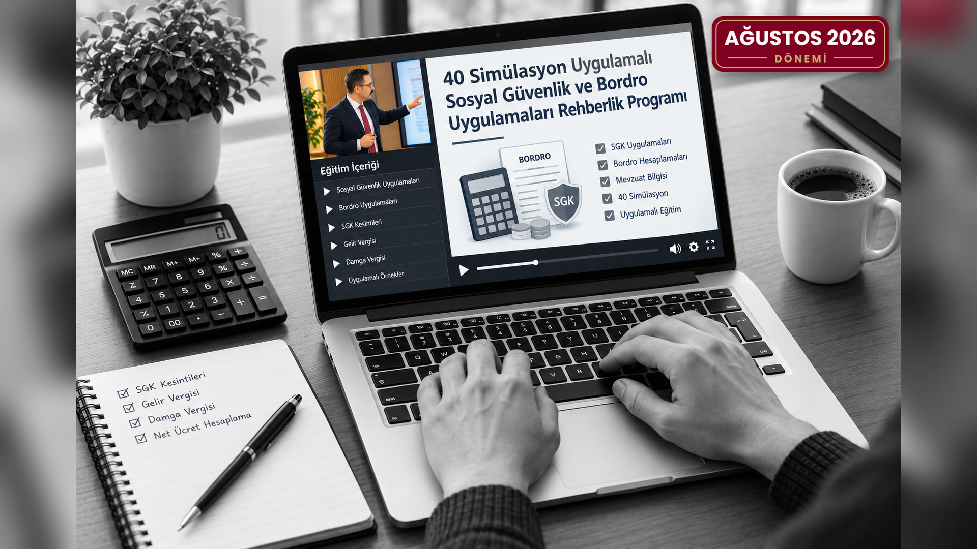 40 Simülasyon Uygulamalı Sosyal Güvenlik ve Bordro Uygulamaları Rehberlik Programı